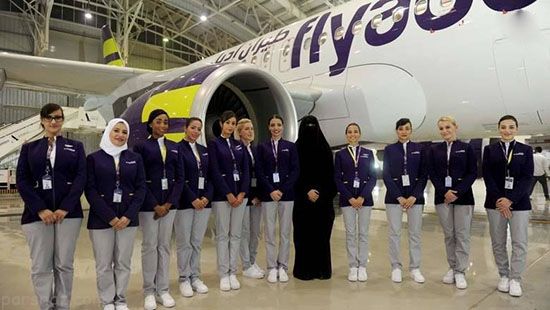 تیپ و استایل زنان مهماندار هواپیمایی عربستان