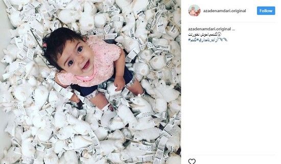 آزاده نامداری از ایران رفت +پست وداع و خداحافظی