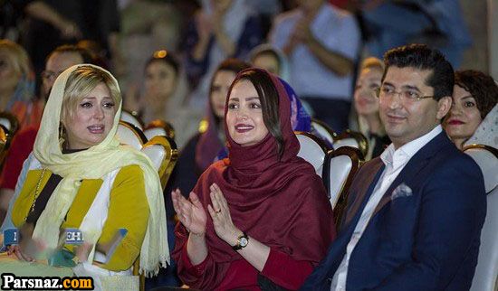 هنرمندان در افتتاحیه کافه بازیگر مشهور و دخترش