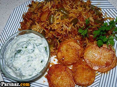 روش تهیه لوبیا پلو با مرغ ایرانی خوشمزه