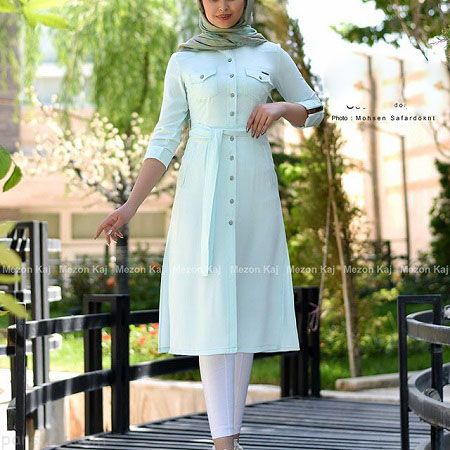 بهترین و شیک ترین مدل مانتو بلند ویژه پاییز 97