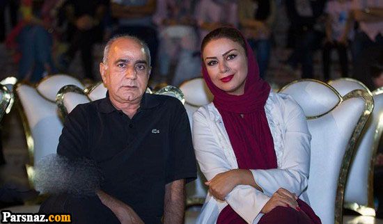 هنرمندان در افتتاحیه کافه بازیگر مشهور و دخترش