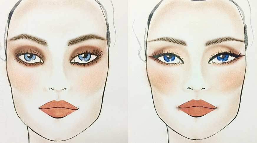 خط چشم مناسب برای رنگ چشم‌ های شما کدام است؟