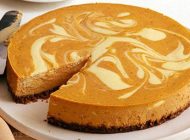 طرز تهیه چیزکیک کدو حلوایی خوشمزه و عالی