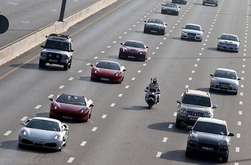 رالی لوکس ترین خودروهای دنیا در دوبی