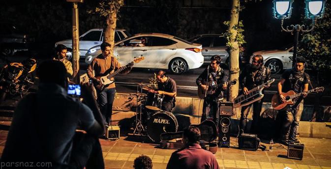 تصاویر کنسرت های خیابانی جالب و دیدنی در تهران