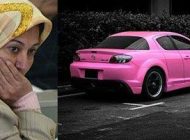 خودرو صورتی ثروتمندترین زن ایرانی +عکس