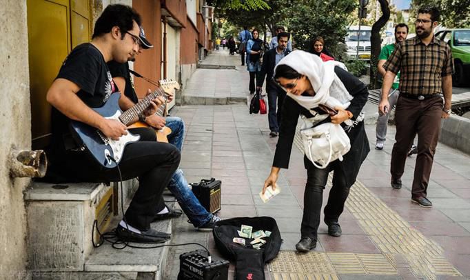 تصاویر کنسرت های خیابانی جالب و دیدنی در تهران