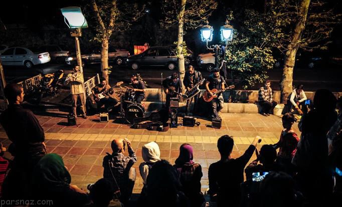 تصاویر کنسرت های خیابانی جالب و دیدنی در تهران