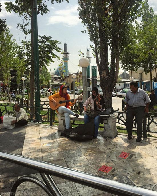 تصاویر کنسرت های خیابانی جالب و دیدنی در تهران