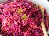 روش تهیه سالاد لبو و کلم خوشمزه و عالی