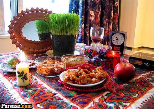 مدل تزیین سفره هفت سین ۱۴۰۲ | 110 مدل سفره هفت سین عید نوروز 1402