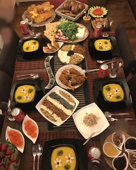 مدل های تزیین سفره افطاری ماه رمضان 98 (تزیینات سفره ماه رمضان)