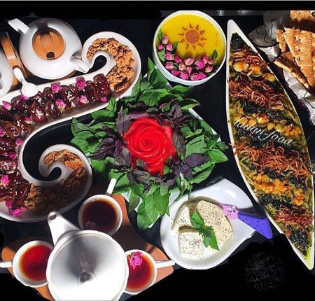 مدل های تزیین سفره افطاری ماه رمضان 98 (تزیینات سفره ماه رمضان)