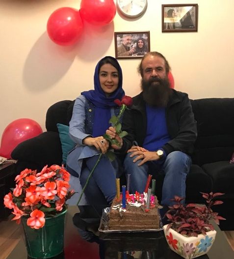 جنجال 28 سال اختلاف سن خانم بازیگر جوان سارا صوفیانی و همسرش