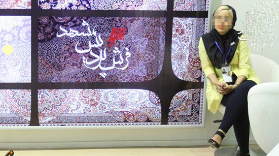 خودنمایی دختران خوش اندام ایرانی به عنوان مدل در نمایشگاه ها +عکس