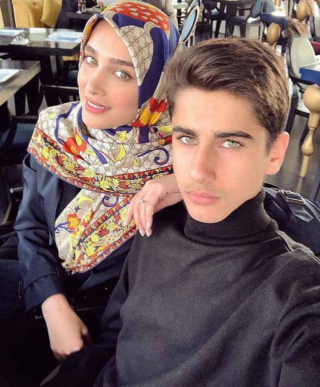 بیوگرافی سیده آناشید حسینی زیباترین مدل باحجاب ایرانی +عکس همسرش