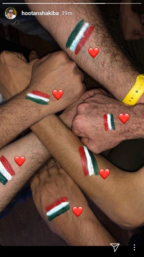 استوری و واکنش هنرمندان به برد تیم ملی ایران در جام جهانی