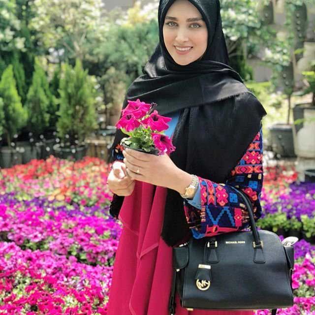 بیوگرافی سیده آناشید حسینی زیباترین مدل باحجاب ایرانی +عکس همسرش