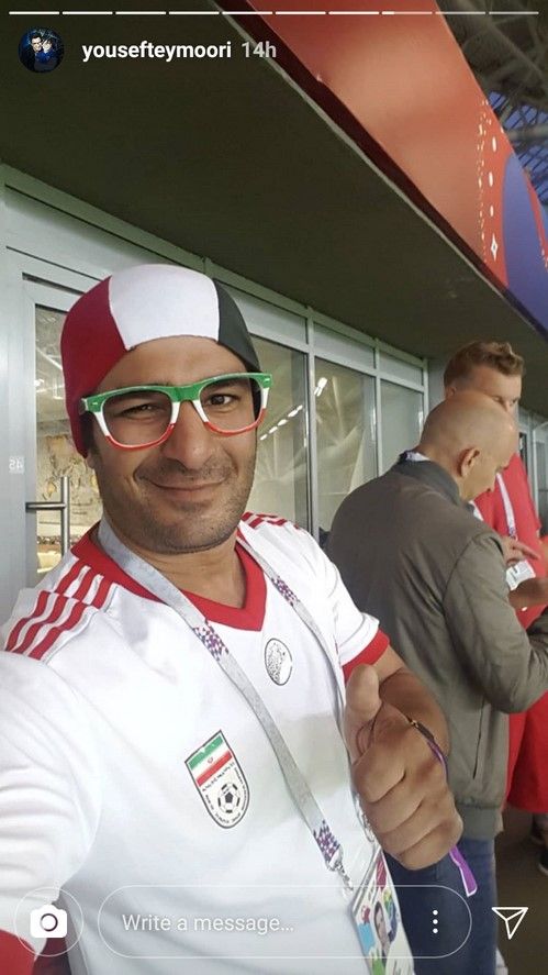استوری هنرمندان در اینستاگرام برای جام جهانی 2018 روسیه