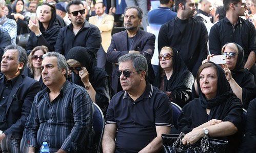 عکس ها و حواشی مراسم تشییع عزت الله انتظامی