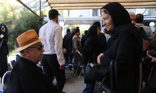 عکس ها و حواشی مراسم تشییع عزت الله انتظامی