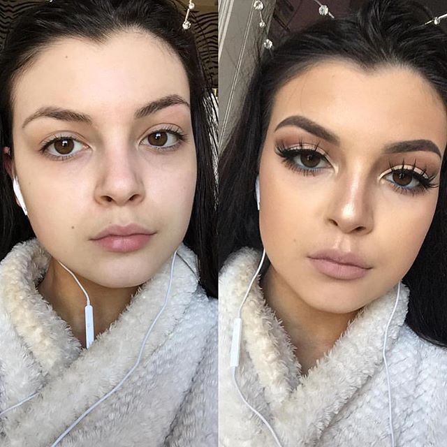 قدرت آرایش زنانه | تغییر چهره به سبک خانم ها | powerofmakeup#