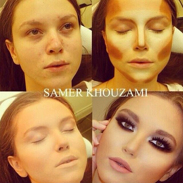 قدرت آرایش زنانه | تغییر چهره به سبک خانم ها | powerofmakeup#