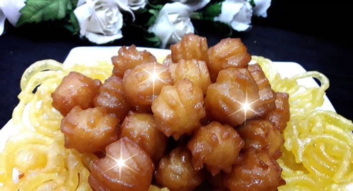 طرز تهیه زولبیا و بامیه به روش قنادی و مجلسی برای ماه رمضان + روش های تزیین مجلسی