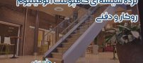 نرده شیشه ای کامپوننت آلومینیوم روکار و دفنی