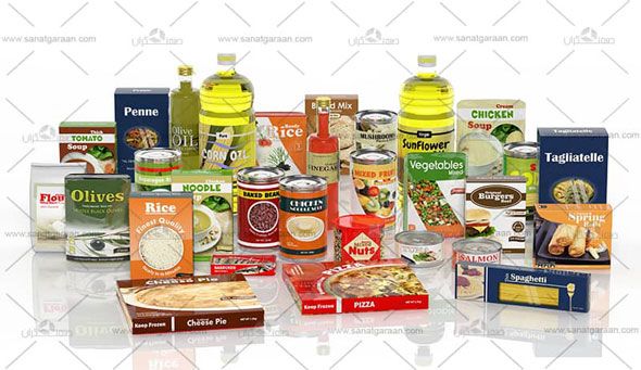 انواع بسته بندی مواد غذایی