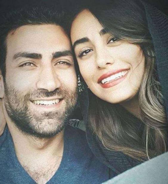 نازنین کیوانی و همسرش
