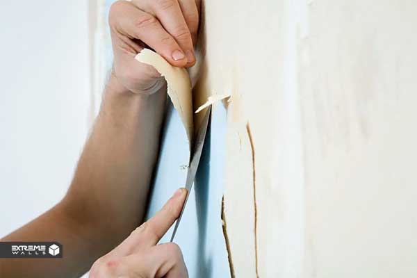 نحوه کندن کاغذ دیواری از روی دیوار