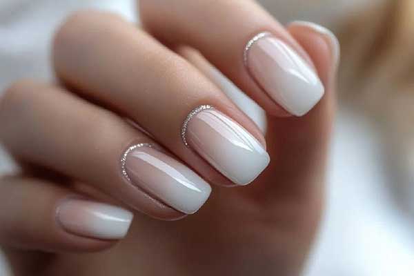 فرنچ معکوس؛ طراحی ناخن عروس متفاوت و خاص