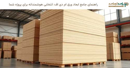 راهنمای جامع ابعاد ورق ام دی اف: انتخابی هوشمندانه برای پروژه شما