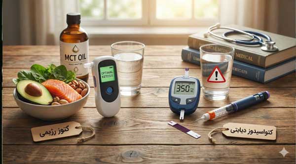 تفاوت کتوز رژیمی و کتواسیدوز دیابتی