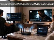 بهترین اینترنت برای دانلود؛ راهنمای کامل انتخاب اینترنت پرسرعت