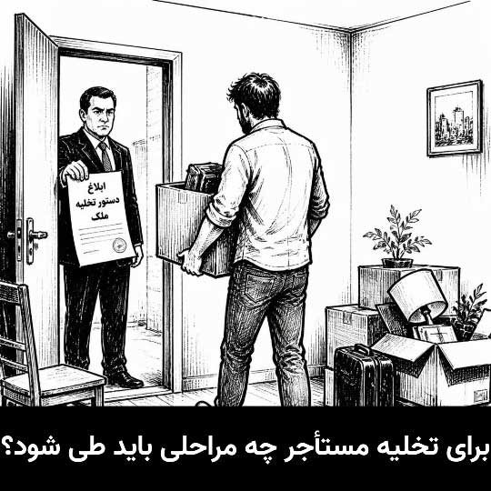 برای تخلیه مستأجر چه مراحلی باید طی شود؟