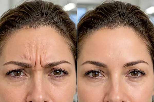 مقایسه تزریق فیلر خط اخم و بوتاکس؛ بوتاکس بهتر است یا فیلر خط اخم؟