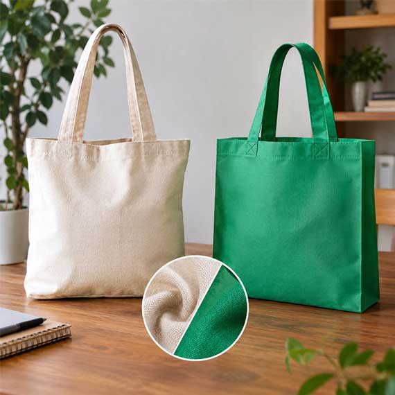 تفاوت بگ پارچه ای با بگ پنبه ای