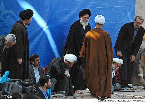 سلام و احوالپرسی های سران جمهوری اسلامی
