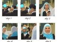 ترفندی فوق العاده جالب برای پوشیدن روسری..تصاویر