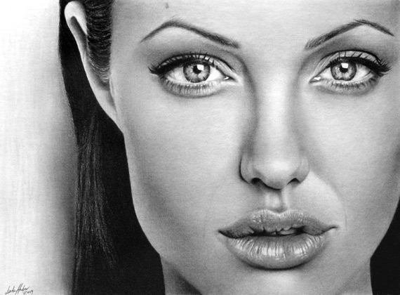 نقاشی های زیبا از افراد مشهور جهان