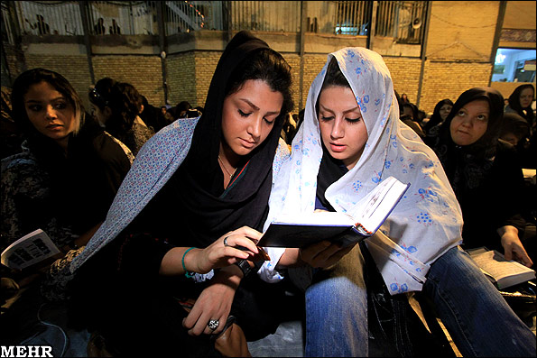 عکس هیی جالب از مراسم شب قدر