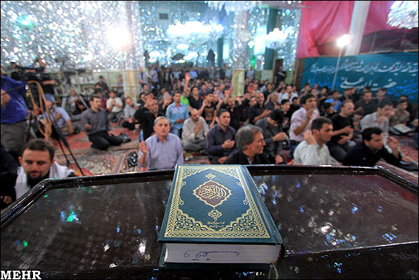عکس هیی جالب از مراسم شب قدر