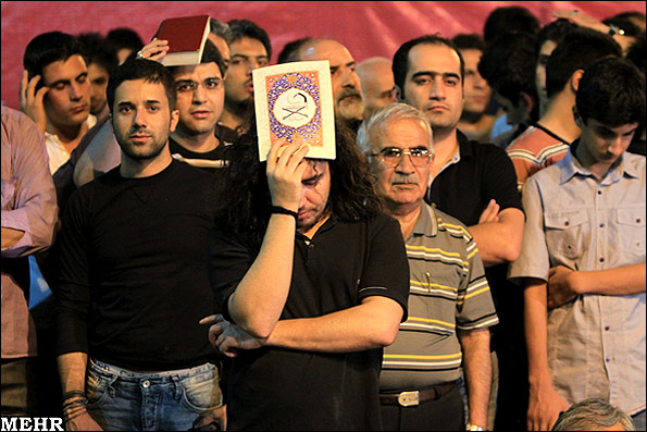 عکس هیی جالب از مراسم شب قدر