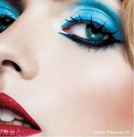 عکس هایی از مدل آرایش فانتزی چشم