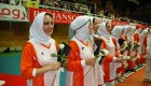 مسابقه تیم والیبال بانوان هنرمندان وتیم ملی والیبال بانوان