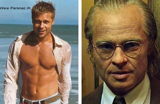گریم سنگین و باور نکردنی برد پیت Brad pitt
