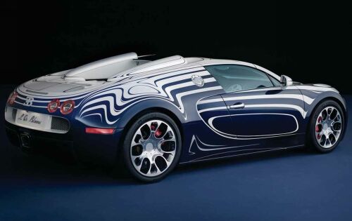 عکس هایی از ماشین Bugatti Veyron Grand Sport